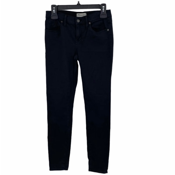 Madewell Denim - Madewell Black Skinny Skinny 8” Rise Black Pants Size 26 Women’s